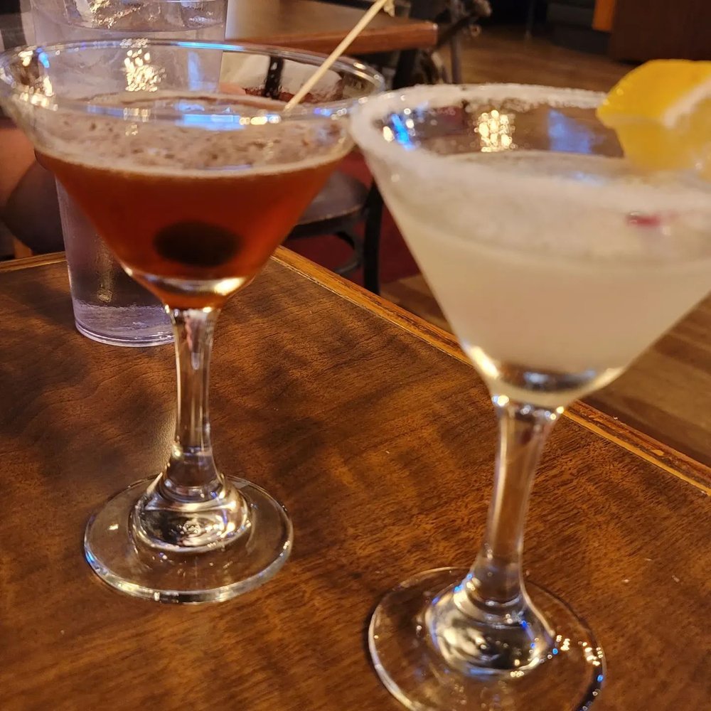 Teton House - Manhattan and Huckleberry Lemon Drop - Seafood Near Me - Menan, Idaho Teton House - Manhattan and Huckleberry Lemon Drop - Seafood Near Me - Menan, Idaho