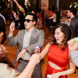 The lights and volume and MC'ing and DJ'ing all resulted in a popping dance floor all night.