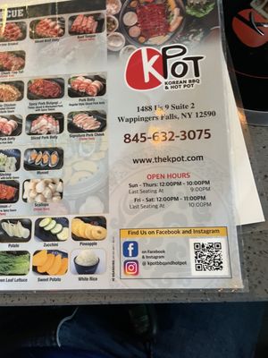 Menu photo 7 KPOT Korean BBQ & Hot Pot Wappingers Falls, NY Menu photo 7 KPOT Korean BBQ & Hot Pot Wappingers Falls, NY