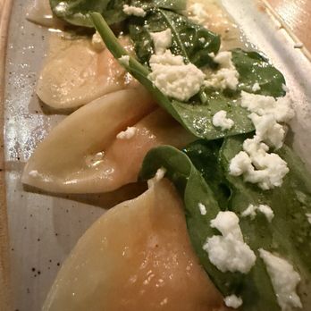 Moku Kitchen - Roasted squash ravioli - Cocktail Bars Near Me - Honolulu, Hawaii