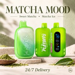 Smokes Mart - A little matcha mood Sweet Matcha and Matcha Ice are here at Smokes Mart. Which one caught your eye? 24/7 delivery in Las Vegas. 21+ only