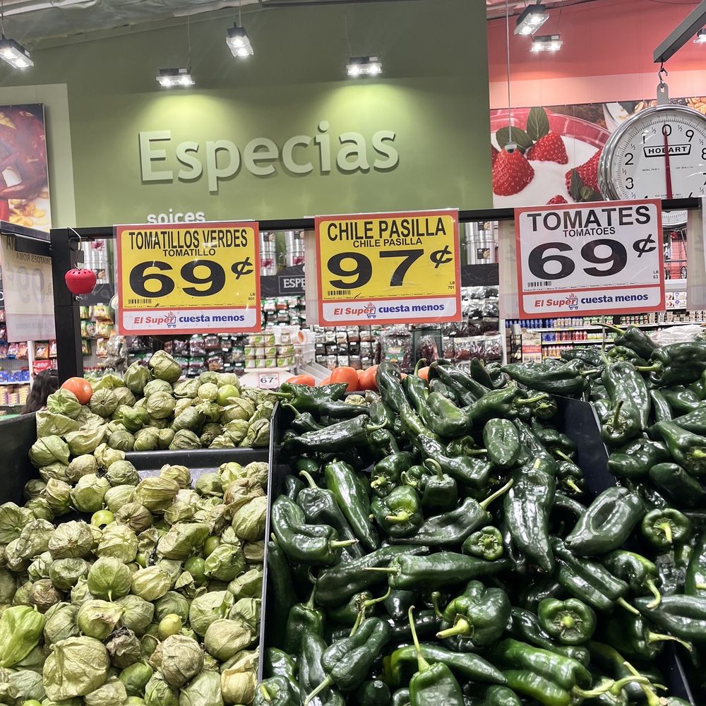 El Super - the produce section of a grocery store - Grocery Near Me - Baldwin Park, California