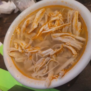 LC Taco Bar - Shredded chicken in the soup..not albondigas. - Mexican Near Me - Jasper, Georgia