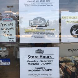 Pets Barn - Hours have changed. Closes 1.5 hours sooner than yelp posted hours as of 19 June 2020.
