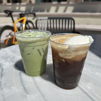 Andytown Coffee Roasters - Matcha latte and the original bird - Cafes Near Me - Menlo Park, California Andytown Coffee Roasters - Matcha latte and the original bird - Cafes Near Me - Menlo Park, California