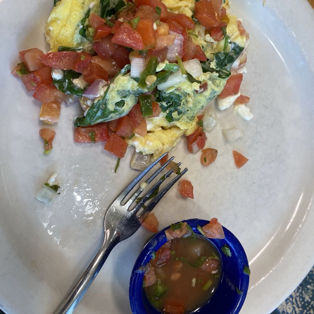 Beach Break Cafe - 1/2 a Greek omelet - Breakfast & Brunch Near Me - Oceanside, California Beach Break Cafe - 1/2 a Greek omelet - Breakfast & Brunch Near Me - Oceanside, California