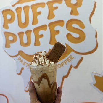Puffy Puffs - Secret menu biscoff iced latte - Desserts Near Me - North Providence, Rhode Island Puffy Puffs - Secret menu biscoff iced latte - Desserts Near Me - North Providence, Rhode Island