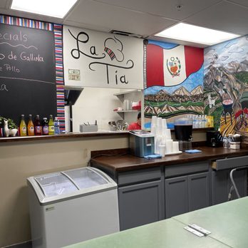 La Tia Peruvian Cuisine - a chalkboard in a restaurant - Peruvian Near Me - Atlantic City, New Jersey