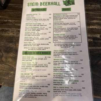Stein - menu - Beer Bar Near Me - Leavenworth, Washington Stein - menu - Beer Bar Near Me - Leavenworth, Washington