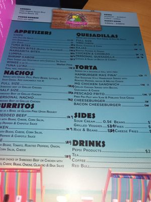Menu photo 2 Margarita Grill Virginia Beach, VA