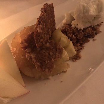 Bouchon - Apple crisp dessert - very good - French Near Me - Santa Barbara, California