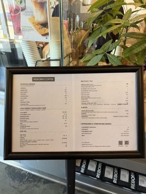 Menu photo 1 Reborn Coffee Brea, CA