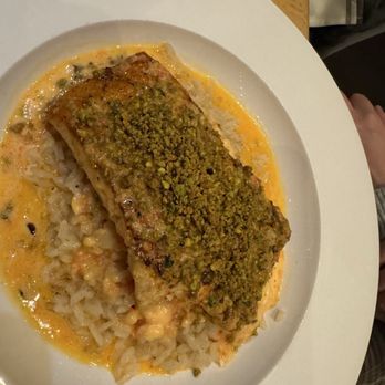 Mallards Southern Kitchen - Salmon with pistachio crust - American Near Me - Glendale, Wisconsin