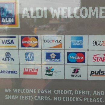 ALDI - Form of payment - Grocery Near Me - Aurora, Illinois
