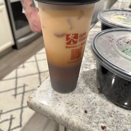 Thai tea was delicious Thai tea was delicious