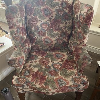 Free Bird Restorations & Design - Queen Anne chair pre upholstered - Furniture Repair Near Me - San Antonio, Texas