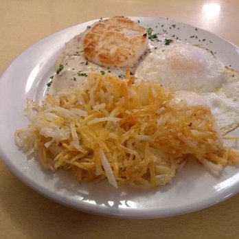 Green Light Diner - Biscuits and Gravy Combo with Hash Browns instead of meat option - Diners Near Me - Poulsbo, Washington