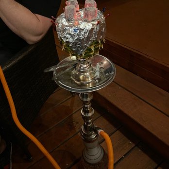 Mezze Cafe - Pineapple head hookah - Mediterranean Near Me - Austin, Texas