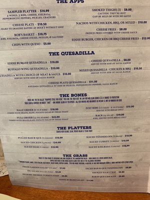 Menu photo 6 Bucks BBQ and Bar Corinth, MS