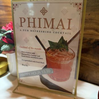 Charm Kitchen & Bar - Drink of the month - Thai Near Me - The Woodlands, Texas Charm Kitchen & Bar - Drink of the month - Thai Near Me - The Woodlands, Texas