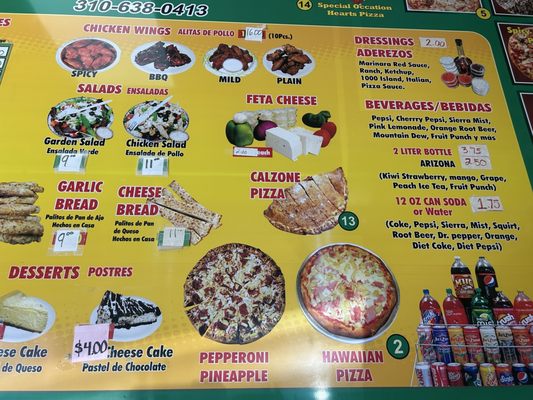 Menu photo 1 Pizza King Compton, CA