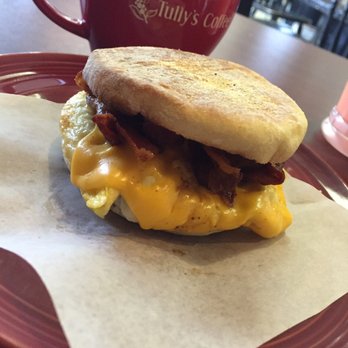 Blue Heron - Details of bacon breakfast sandwich. Mmmm - Sandwiches Near Me - Seattle, Washington Blue Heron - Details of bacon breakfast sandwich. Mmmm - Sandwiches Near Me - Seattle, Washington