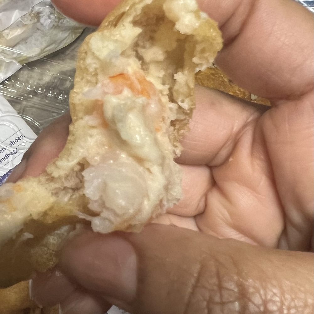 Jin House - Raw uncooked shrimp batter gooey inside - Chinese Near Me - Williamstown, New Jersey
