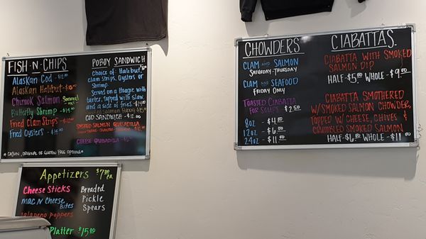 Menu photo 5 Brigham Fish Market Cascade Locks, OR