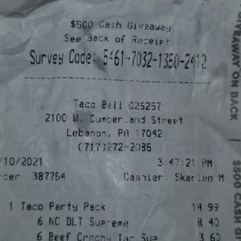 Taco Bell - Fast Food Near Me - Lebanon, Pennsylvania Taco Bell - Fast Food Near Me - Lebanon, Pennsylvania