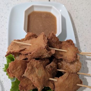 Loving Hut - Chickn Skewers (chicken satay) - Vegan Near Me - Garden Grove, California
