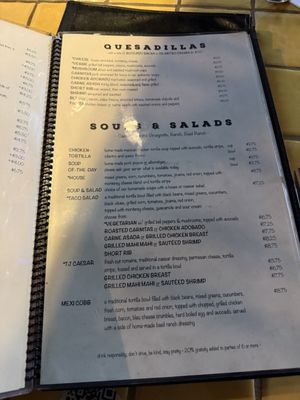 Menu photo 8 Baja Betty's San Diego, CA