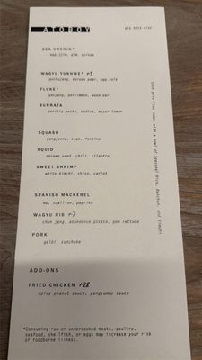 Menu photo 4 Atoboy New York, NY