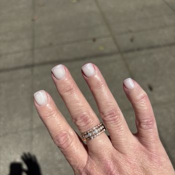 Spectrum Nails Spa - Right after manicure with builder gel! - Nail Salons Near Me - San Francisco, California Spectrum Nails Spa - Right after manicure with builder gel! - Nail Salons Near Me - San Francisco, California
