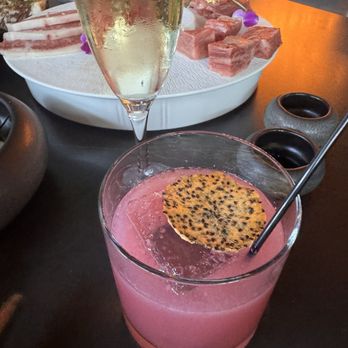 Master Kim's Wagyu House - Pink venom: Dani yogurt Soju, Cointreau, prickly pear juice, lemon juice. (I had about 6 of these, they are so good. - Korean Near Me - Las Vegas, Nevada Master Kim's Wagyu House - Pink venom: Dani yogurt Soju, Cointreau, prickly pear juice, lemon juice. (I had about 6 of these, they are so good. - Korean Near Me - Las Vegas, Nevada