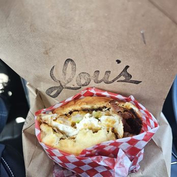 Lou's Luncheonette - Breakfast sandwich. So yummy - Barbeque Near Me - Sonoma, California Lou's Luncheonette - Breakfast sandwich. So yummy - Barbeque Near Me - Sonoma, California