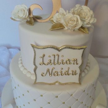 Calculated Confections - This is cake I ordered, no changes other than color from gold - rose gold - Patisserie/Cake Shop Near Me - Walden, New York