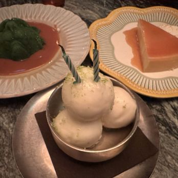 Crying Tiger - homemade makrut lime sorbet, Bánh Flan Cheesecake, Crying Tiger - Thai Near Me - Chicago, Illinois Crying Tiger - homemade makrut lime sorbet, Bánh Flan Cheesecake, Crying Tiger - Thai Near Me - Chicago, Illinois