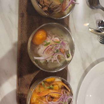 CVI.CHE 105 - Trilogía de ceviche - Peruvian Near Me - Miami, Florida CVI.CHE 105 - Trilogía de ceviche - Peruvian Near Me - Miami, Florida