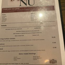 All American Bistro - Lunch menu