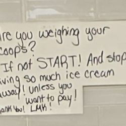 This is how the manager treats the employees! Do better, management!