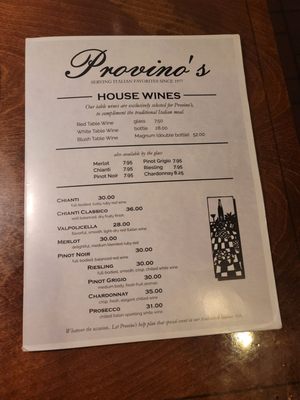 Menu photo 5 Provino's Italian Restaurant Buford, GA Menu photo 5 Provino's Italian Restaurant Buford, GA
