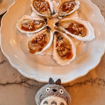 Lucian Books and Wine - Oysters with shallot - Wine Bars Near Me - Atlanta, Georgia Lucian Books and Wine - Oysters with shallot - Wine Bars Near Me - Atlanta, Georgia