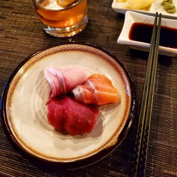 O-Ku - Sashimi: tuna, salmon belly, yellowtail belly - Sushi Bars Near Me - Nashville, Tennessee O-Ku - Sashimi: tuna, salmon belly, yellowtail belly - Sushi Bars Near Me - Nashville, Tennessee