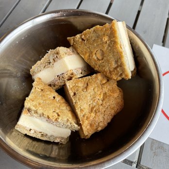 The Cookshack - Aunt Peggy's Ice Cream Sandwich (Butterscotch) - Chicken Shop Near Me - Spring, Texas