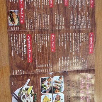 Pho Tam & Grill - Menu - Vietnamese Near Me - El Cajon, California Pho Tam & Grill - Menu - Vietnamese Near Me - El Cajon, California