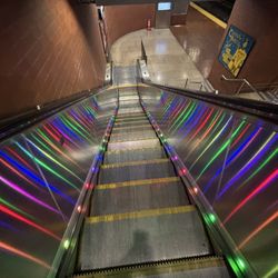 MUNI - Castro Station - Love the escalator
