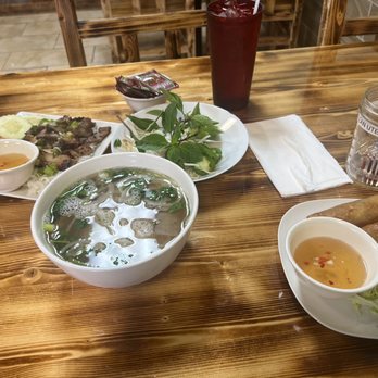 Pho Loc Tho - Pho, Rice Plate, and A1 Fried Egg Rolls. YUM! - Vietnamese Near Me - Riverview, Florida