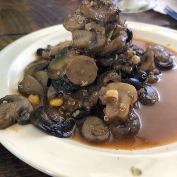 Green Tomato Grill - Quinoa chili? More like mushroom soup - New American Near Me - Brea, California