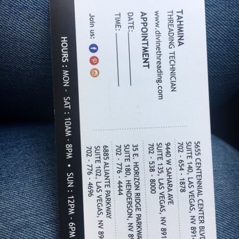 Divine Threading  & Lash Studio - Centennial - This is the lady I go to every single time I get my eyebrows done she's super sweet, amazing person. Definitely recommend! :-) - Eyelash Service Near Me - Las Vegas, Nevada