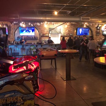 Boxcar Bar + Arcade - Bar area and games - Bars Near Me - Greensboro, North Carolina Boxcar Bar + Arcade - Bar area and games - Bars Near Me - Greensboro, North Carolina